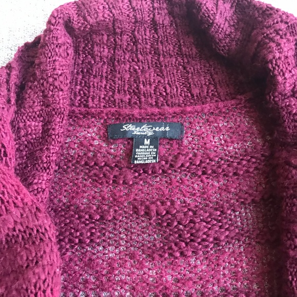 Maroon Cardigan - Picture 2 of 2
